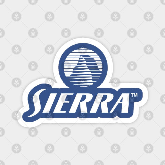 sierra video games Magnet by Sassy The Line Art