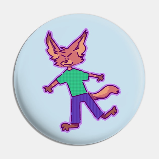 Little rascal Pin by Valen's Tee Den