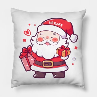 Santa's Christmas Party Pillow