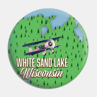 White sand lake Wisconsin lake map Pin