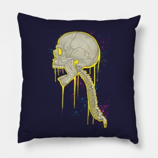 Skull Spine Pillow