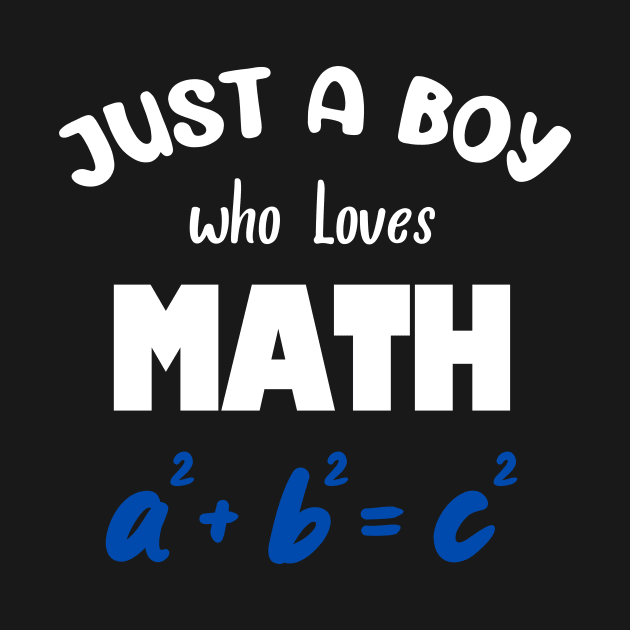 Just a boy who loves math by Montony