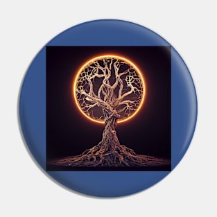 Yggdrasil World Tree of Life Pin