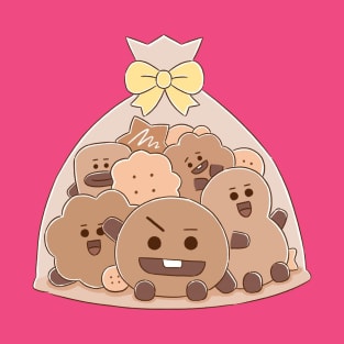 BT21 Shooky Chocolate Cookies T-Shirt