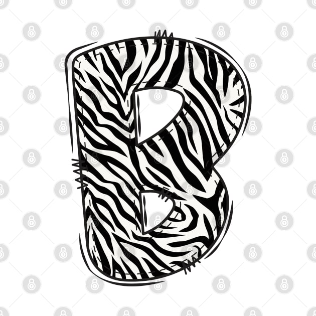 Zebra Letter B by Xtian Dela ✅