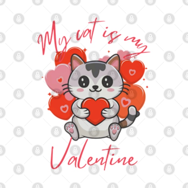 My Cat is My Valentine by Oasis Designs