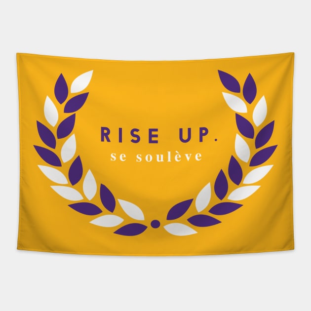 Rise Up (Lakers Colorway) T-Shirt Tapestry by TheSteadfast