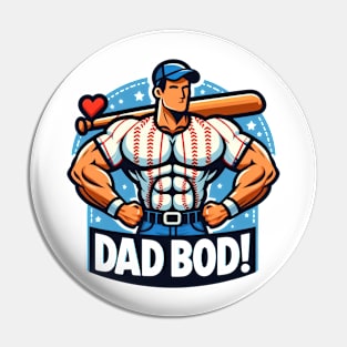 Dad Bod (baseball) Pin