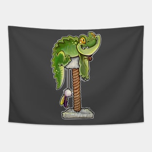 Swamp kitten tower Tapestry