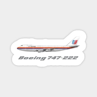 United Airlines 747-200 Shirt Version Magnet