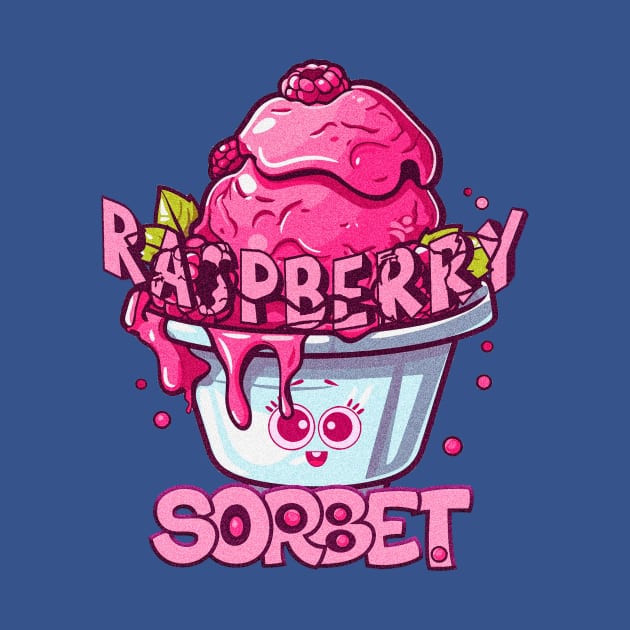 raspberry sorbet in pink by nowsadmahi