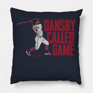 Dansby Swanson Called Game Pillow