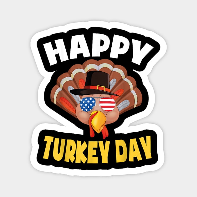 Happy Turkey Day Magnet by Formoon