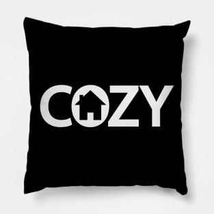 Cozy text design Pillow