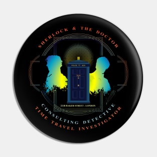 CONSULTING DETECTIVE & TIMETRAVEL INVESTIGATOR Pin