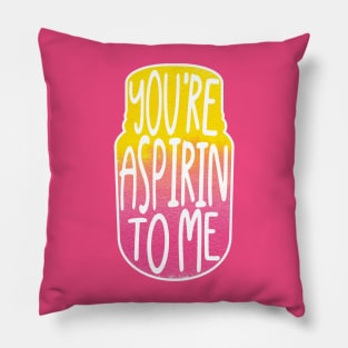 Funny aspirin Pillow