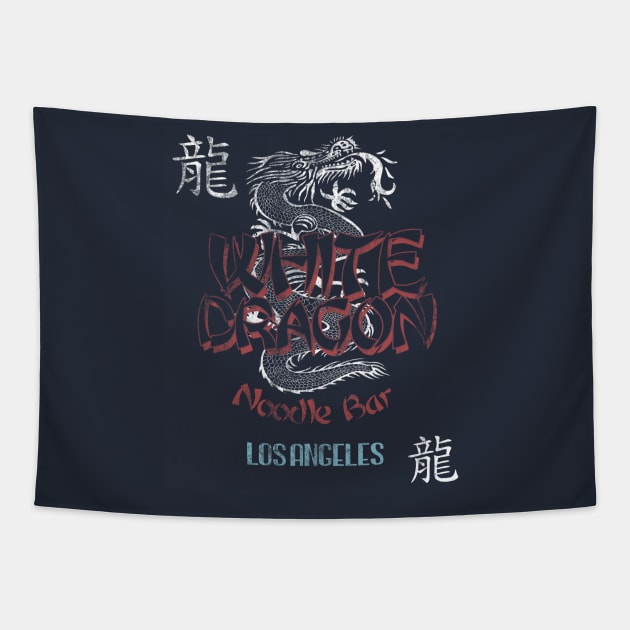 White Dragon Noodle Bar, distressed from Blade Runner Tapestry by hauntedjack