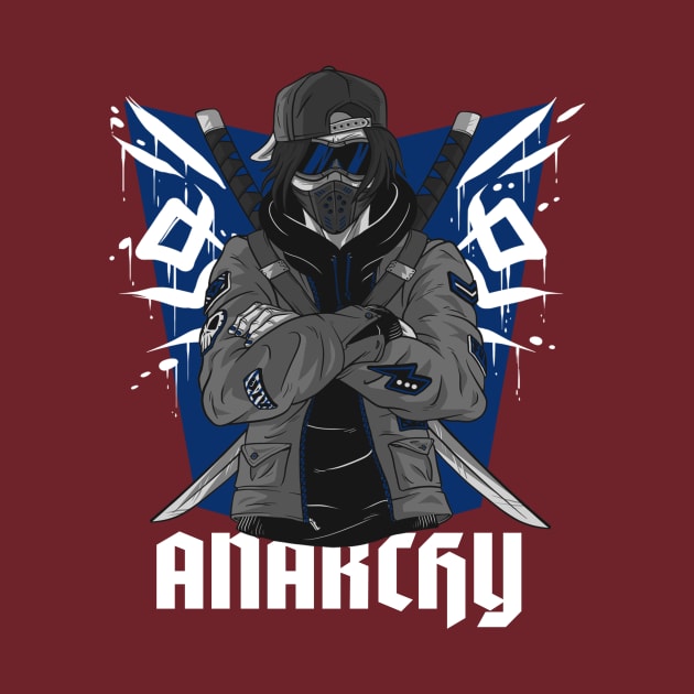 anarchy, swords, game, masks by Relaxedmerch