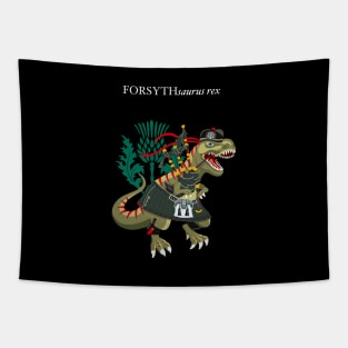 Clanosaurus Rex FORSYTHsaurus rex Plaid Forsyth Scotland Ireland Family Tartan Tapestry