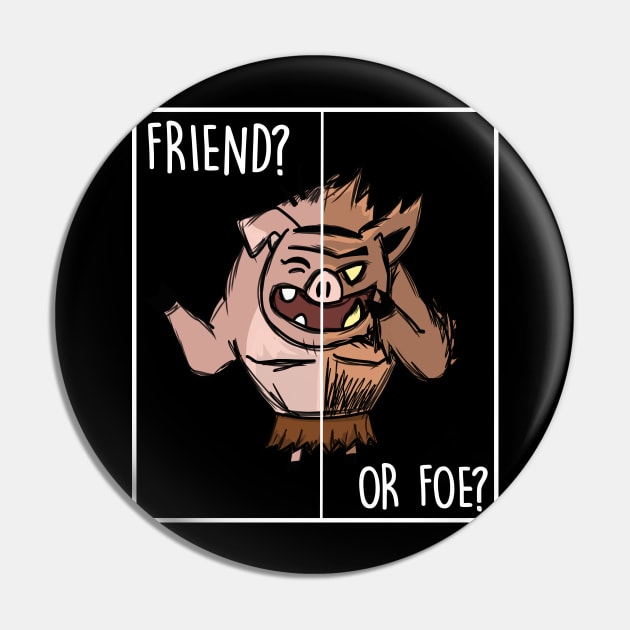 Don't Starve - Pigmen Pig Pin by dogpile