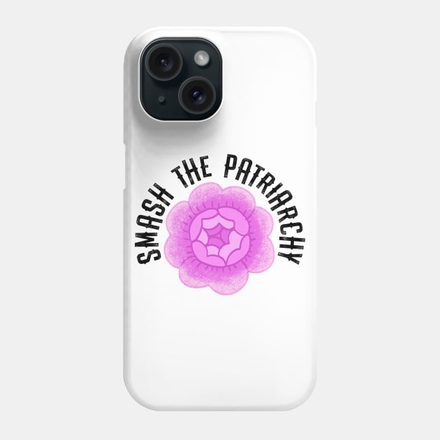 Smash the patriarchy. Stop the war on women. Pro choice freedom. Women's reproductive rights. Keep your bans off our bodies. My body, uterus. Safe legal abortion. Vintage rose Phone Case by BlaiseDesign