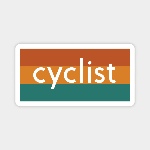 CYCLIST Magnet by encip