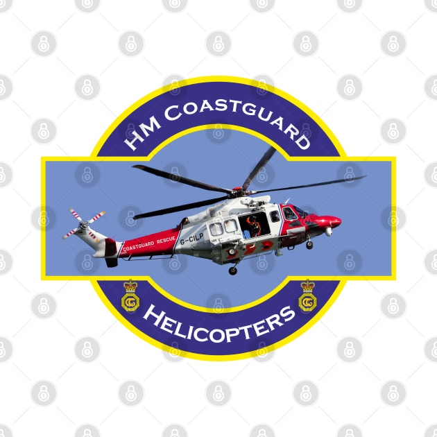 HM Coastguard search and rescue Helicopter, by AJ techDesigns
