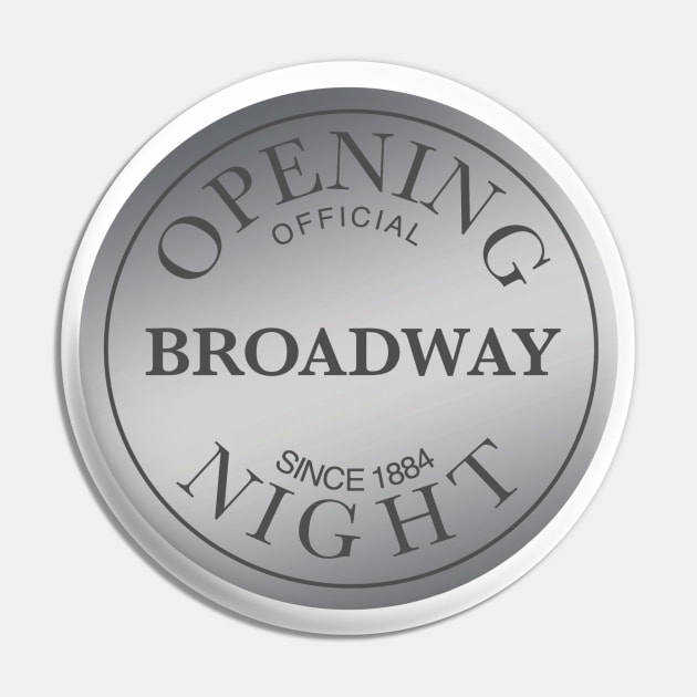 Broadway Opening Night Pin by ismuggleturtles