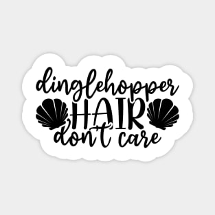 Dinglehopper Hair Don't Care Mermaid Magnet