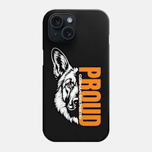 Majestic German Shepherd Design: Unleashing Proud in Every Detail Phone Case