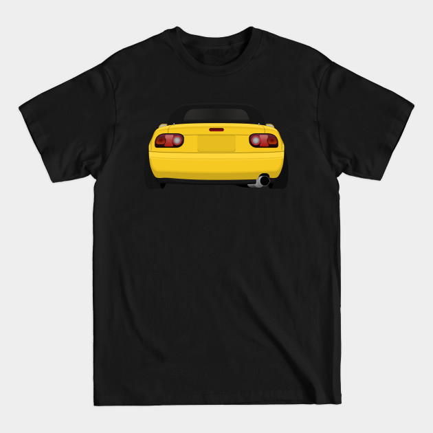 Discover Miata rear Yellow - Miata Mx5 - T-Shirt