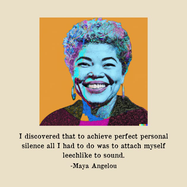 Maya Angelou Silence Quote - Famous Writer Quotes by WrittersQuotes