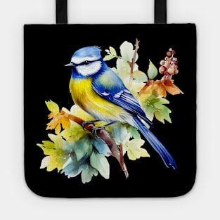 Blue Tit Bird Tote