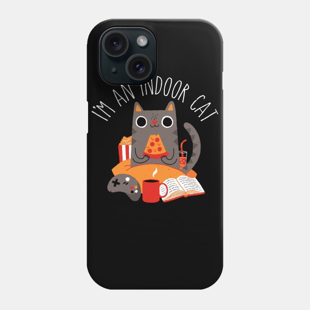 Indoor Cat Phone Case by DinoMike