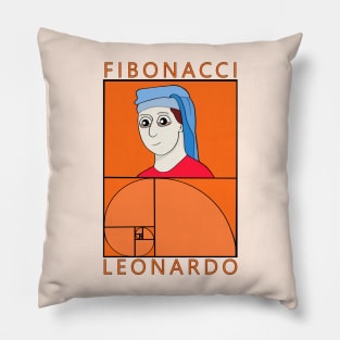 Leonardo Fibonacci Pillow