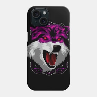 head wolf Phone Case