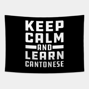 Cantonese Teacher - Keep calm and learn cantonese Tapestry