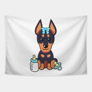 Cute alsatian is a baby Tapestry