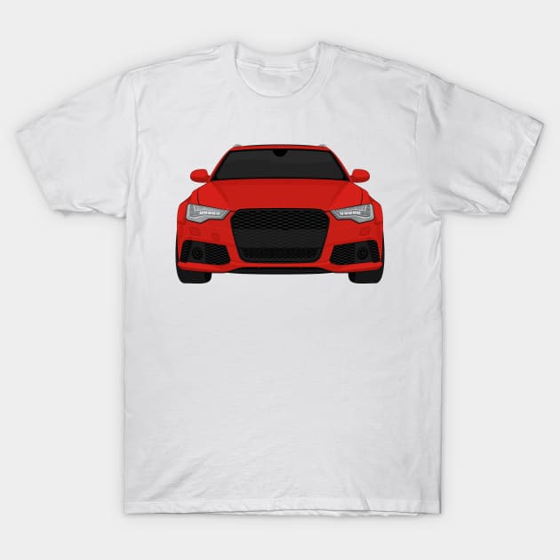 rs6 red - Audi Rs6 - T-Shirt |