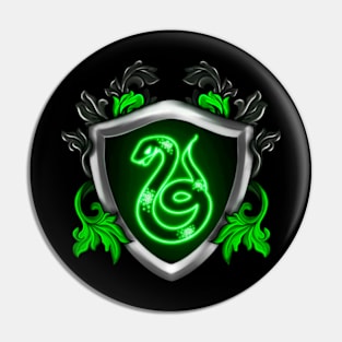 Serpent Crest, wizard, abstract magic art Pin