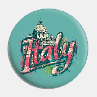 Italy t-shirt Pin