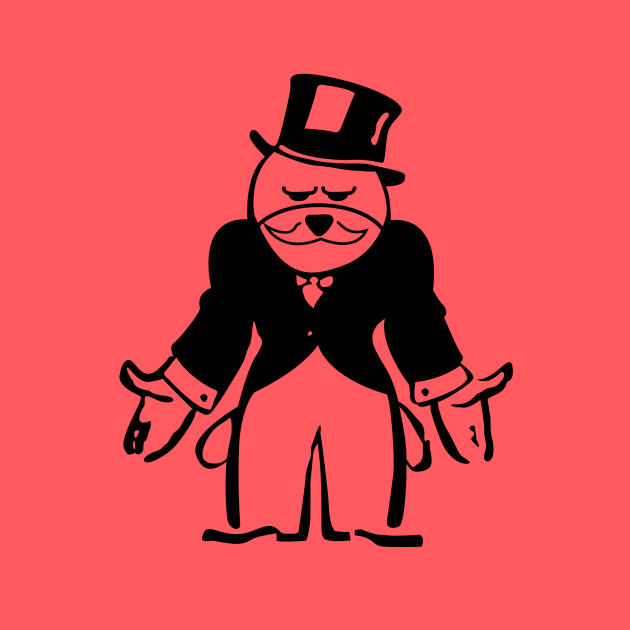 Mr Monopoly Bear by bobbuel