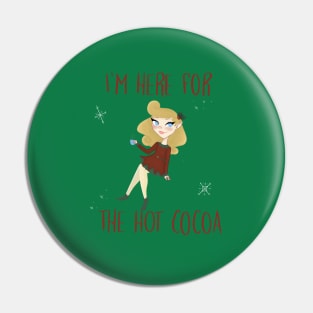 Hot Cocoa Elf Holiday Inspired Tee Pin