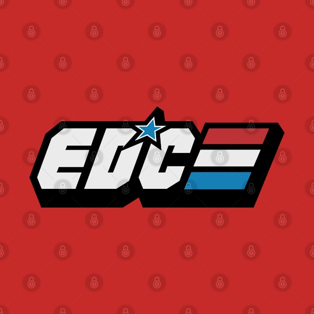 EDC Every Day Carry gijoe logo parody by Cofefe Studio