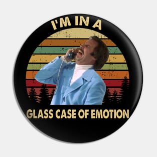 Ron Burgundy I'm In A Glass Case Of Emotion Vintage Pin