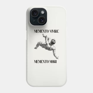 memento mori, art greek, latin phrase Phone Case