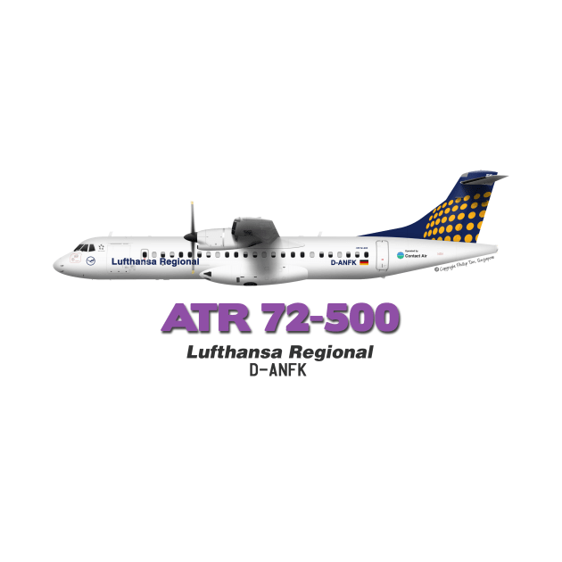 Avions de Transport Régional 72-500 - Lufthansa Regional by TheArtofFlying