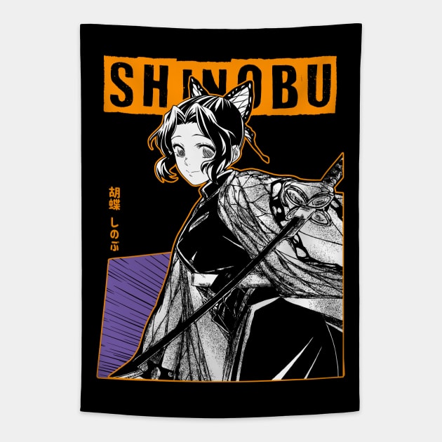 Shinobu Kocho 19 Tapestry by Mrwaifu