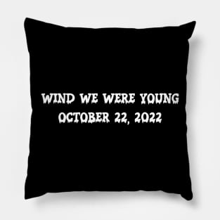 Wind We Were Young Pillow