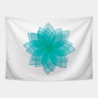 Mint Dahlia Tapestry